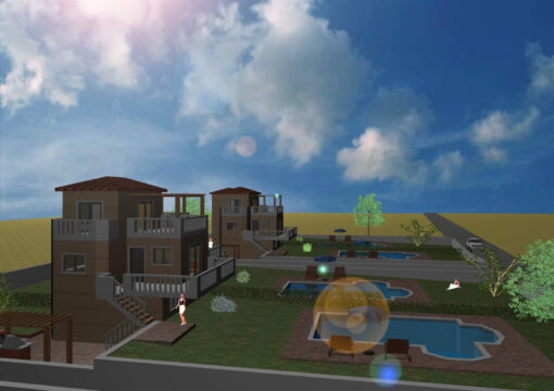 Residence in Politika near the sea