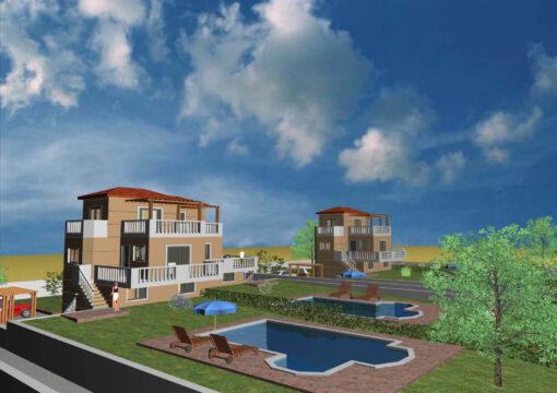 Residence in Politika near the sea