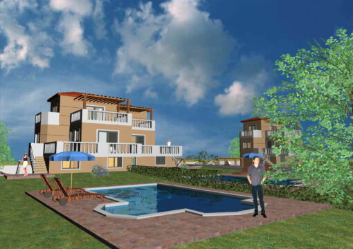 Residence in Politika near the sea
