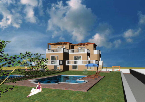 Residence in Politika near the sea