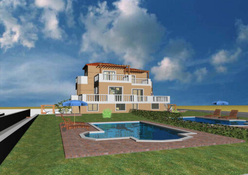 Residence in Politika near the sea