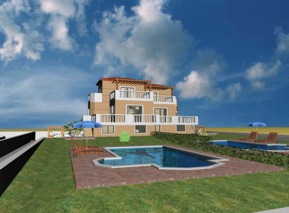 Residence in Politika near the sea