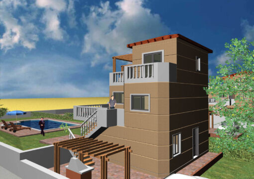 Residence in Politika near the sea