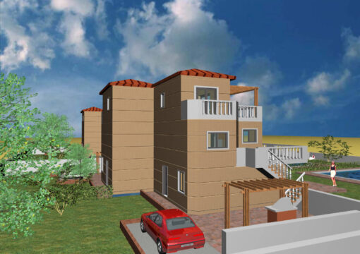 Residence in Politika near the sea