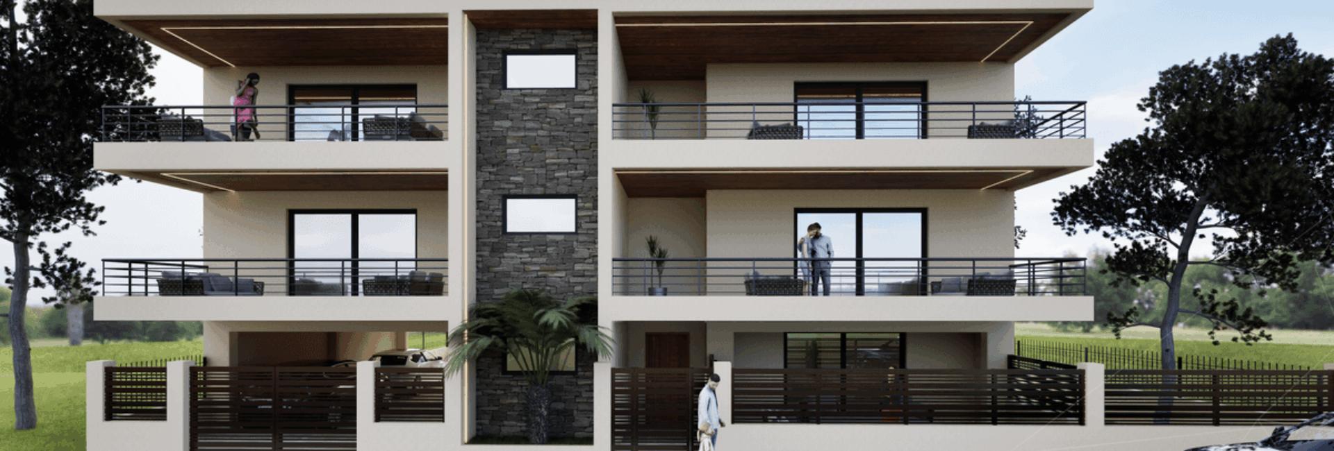 Apartment complex in Drosia